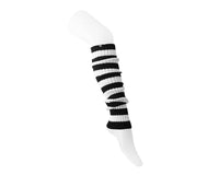 Black & White Stripe Knit Leg Warmer