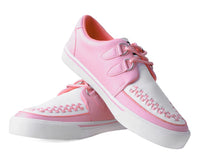 Pink & White 2-Ring Creeper Sneaker