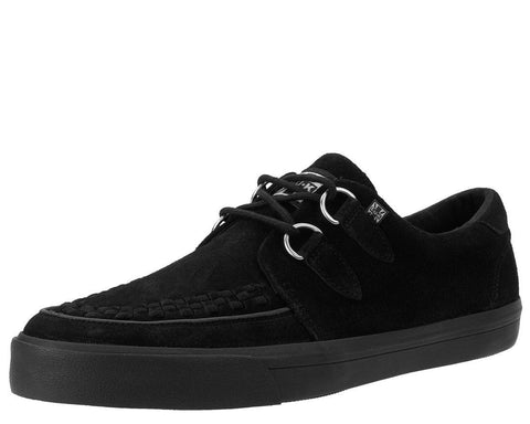 Black Suede D-Ring VLK Sneaker - T.U.K.