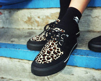 Black & Leopard Vegan Sneaker