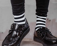 Black & White Stripe T.U.K. Women’s Sock