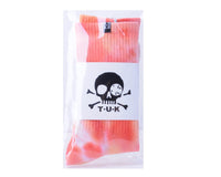 Tie-Dye Orange Crew Sock