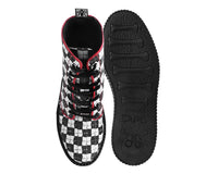 Black & White Checkered Barbwire Mondo Boot
