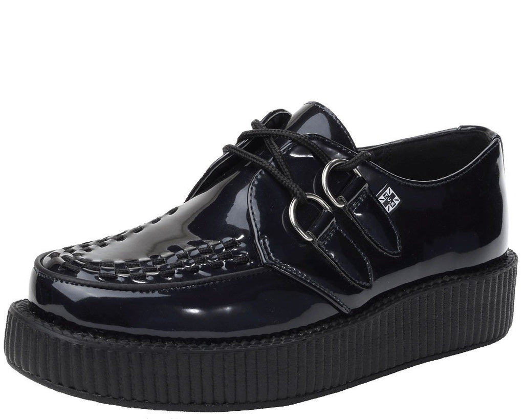 Black Iridescent Vegan Shoes T.U.K. Shoes