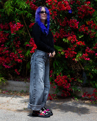 T2380 Tartan Punk Rock Kitty Mary  Jane