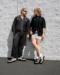 Taupe & Black Suede Viva Mondo Creeper