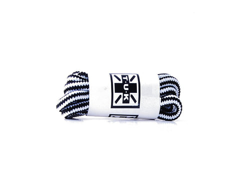 LC059-75-BWR 75 CM Black & White Round Laces LC059-75-BWR-OS