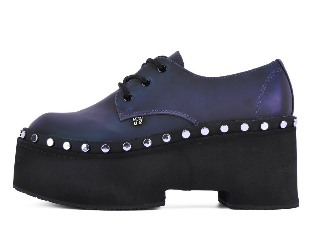 Midnight Chameleon Dino Flat Platform