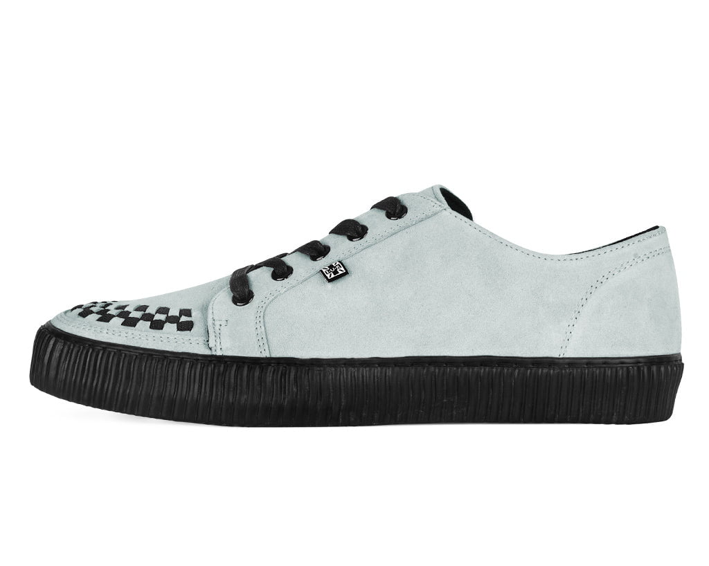 Grey Lace-Up Creeper Sneaker