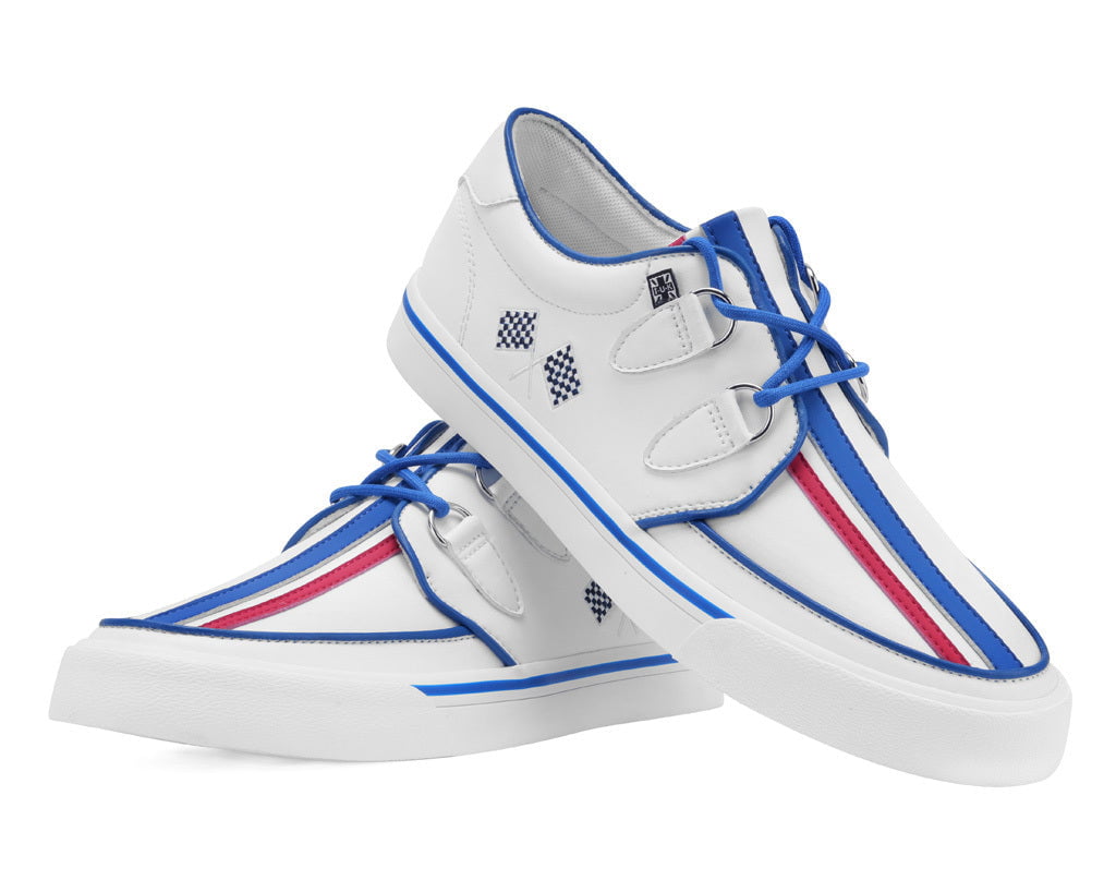 White TUKSkin Racing Creeper Sneaker