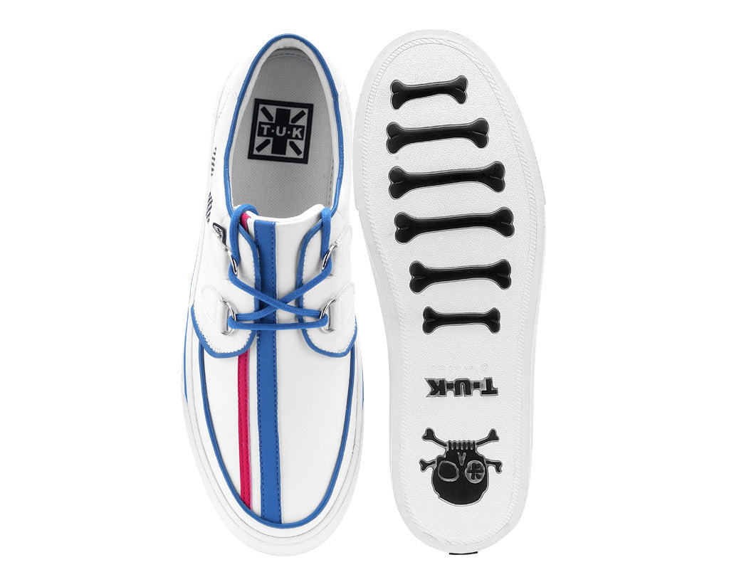 White TUKSkin Racing Creeper Sneaker