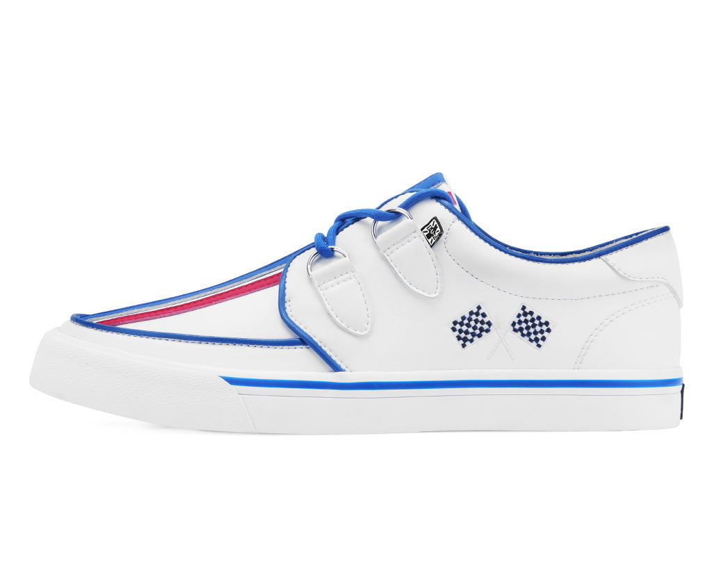 White TUKSkin Racing Creeper Sneaker