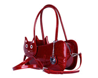 Red Glitter Kitty Handbag