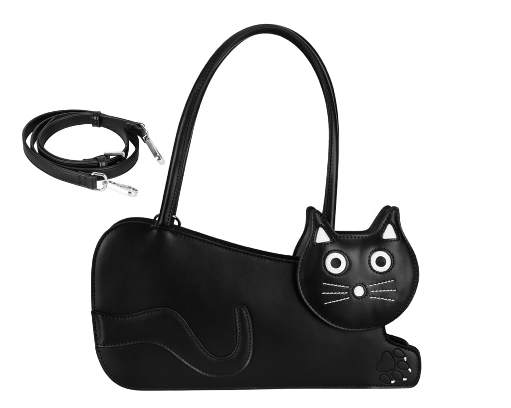 black kitty bag