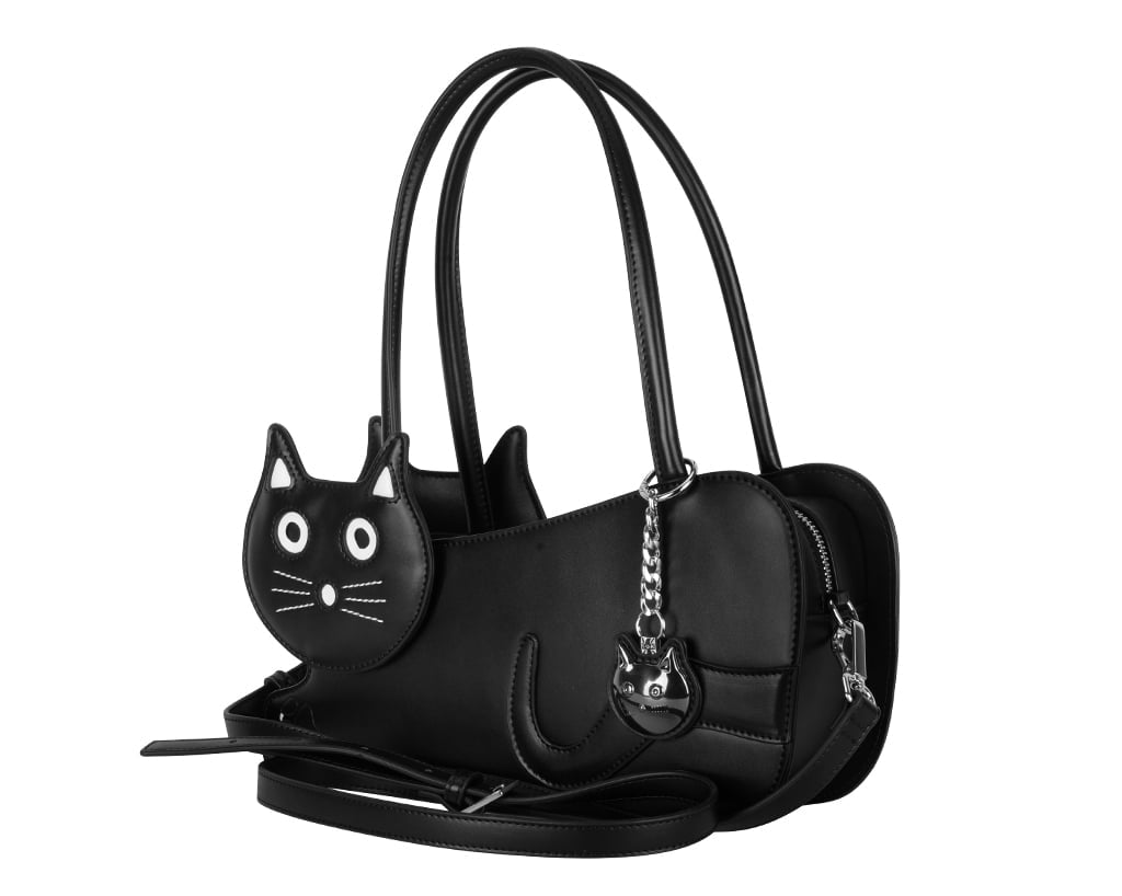 black kitty bag