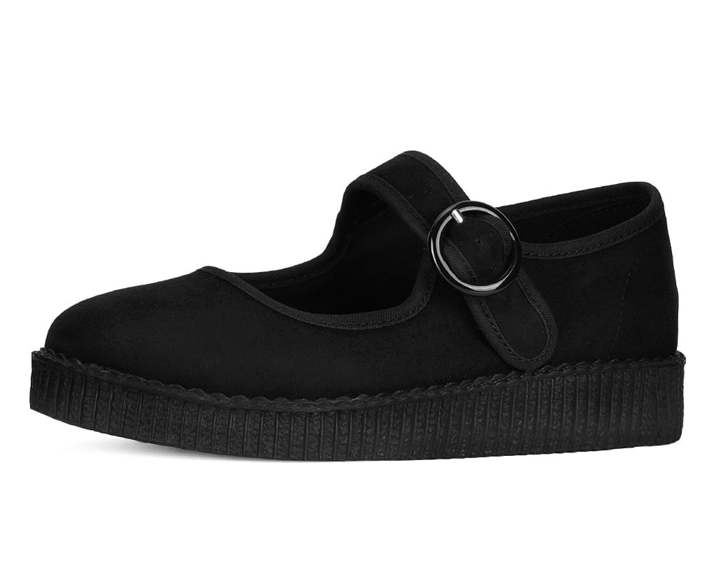 Black Buckle Viva Low Mary Jane