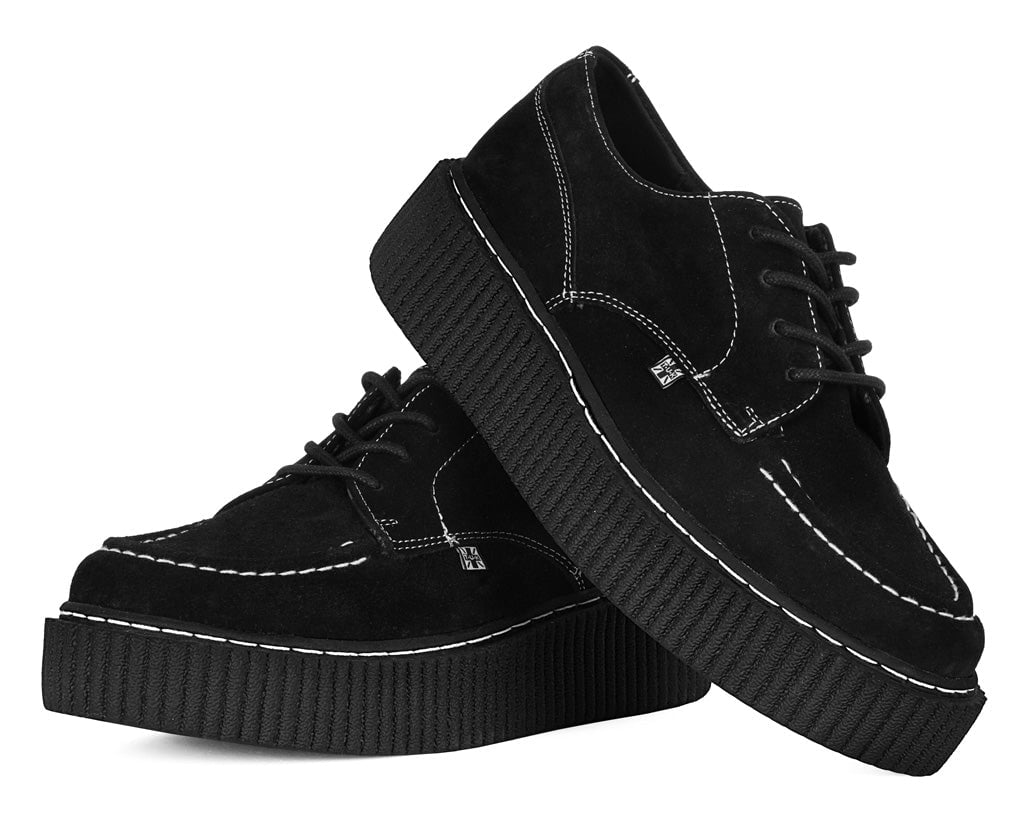 Black Suede Vintage Mondo Creeper