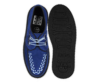 G3502 Blue Suede Baby Blue Interlace Vintage Mondo Creeper G3502-03