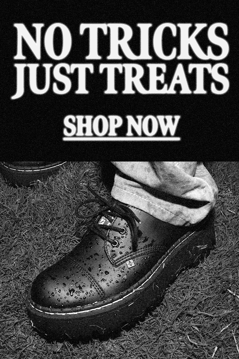 Retro Shoes & Boots - Rockabilly Creepers & Flats - Dark Fashion