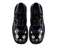 Black & Grey Leopard Kitty Mary Jane