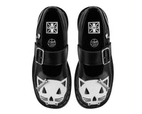 Black & White Skeleton Kitty Mary Jane