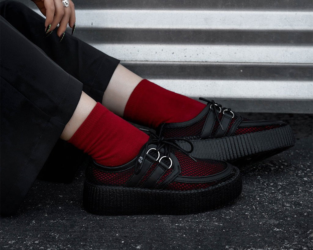 Black Fishnet Viva Mondo Creeper