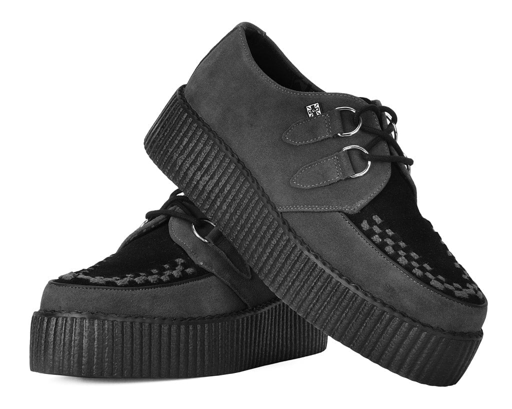 Grey & Black Suede Viva Mondo Creeper