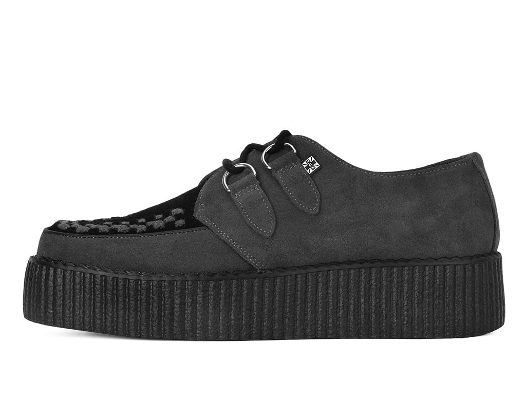 Grey & Black Suede Viva Mondo Creeper