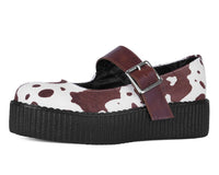 Brown Cow Hair Mondo Mary Jane