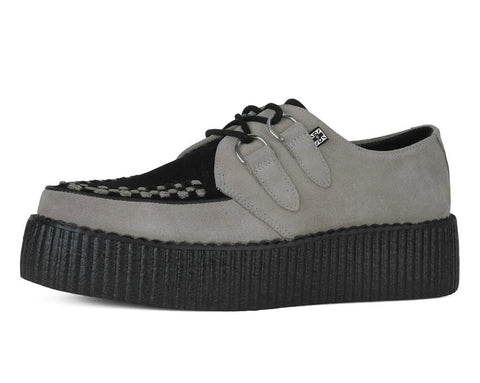 Taupe & Black Suede Viva Mondo Creeper