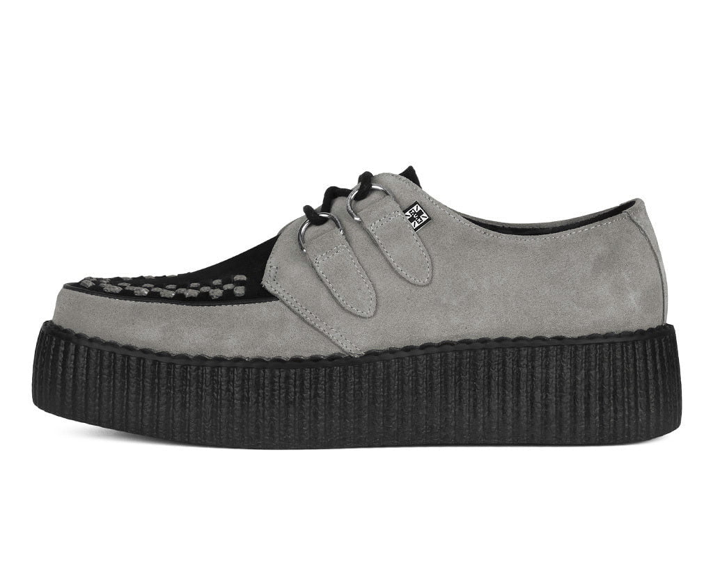 Taupe & Black Suede Viva Mondo Creeper