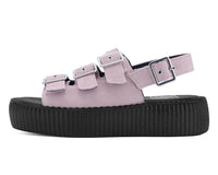 Misty Rose 3-Buckle Mondo Sandal