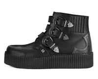 V3513 Black & Grey TUKskin Western 3 Buckle Viva Mondo Boot