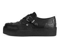 V3514 Black & Grey TUKskin Star Western Buckle Viva Mondo Creeper