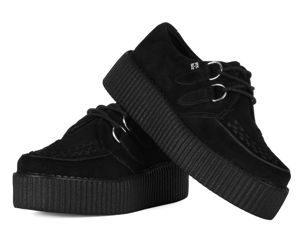 Black Suede Viva Mondo Creepers