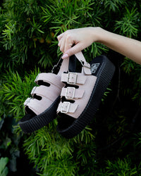 Misty Rose 3-Buckle Mondo Sandal