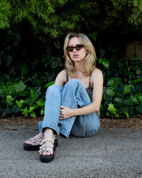 Misty Rose 3-Buckle Mondo Sandal