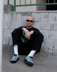 Pale Blue Suede Viva Mondo Creeper