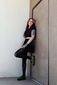 Green Leopard Cow Hair Mondo Mary Jane