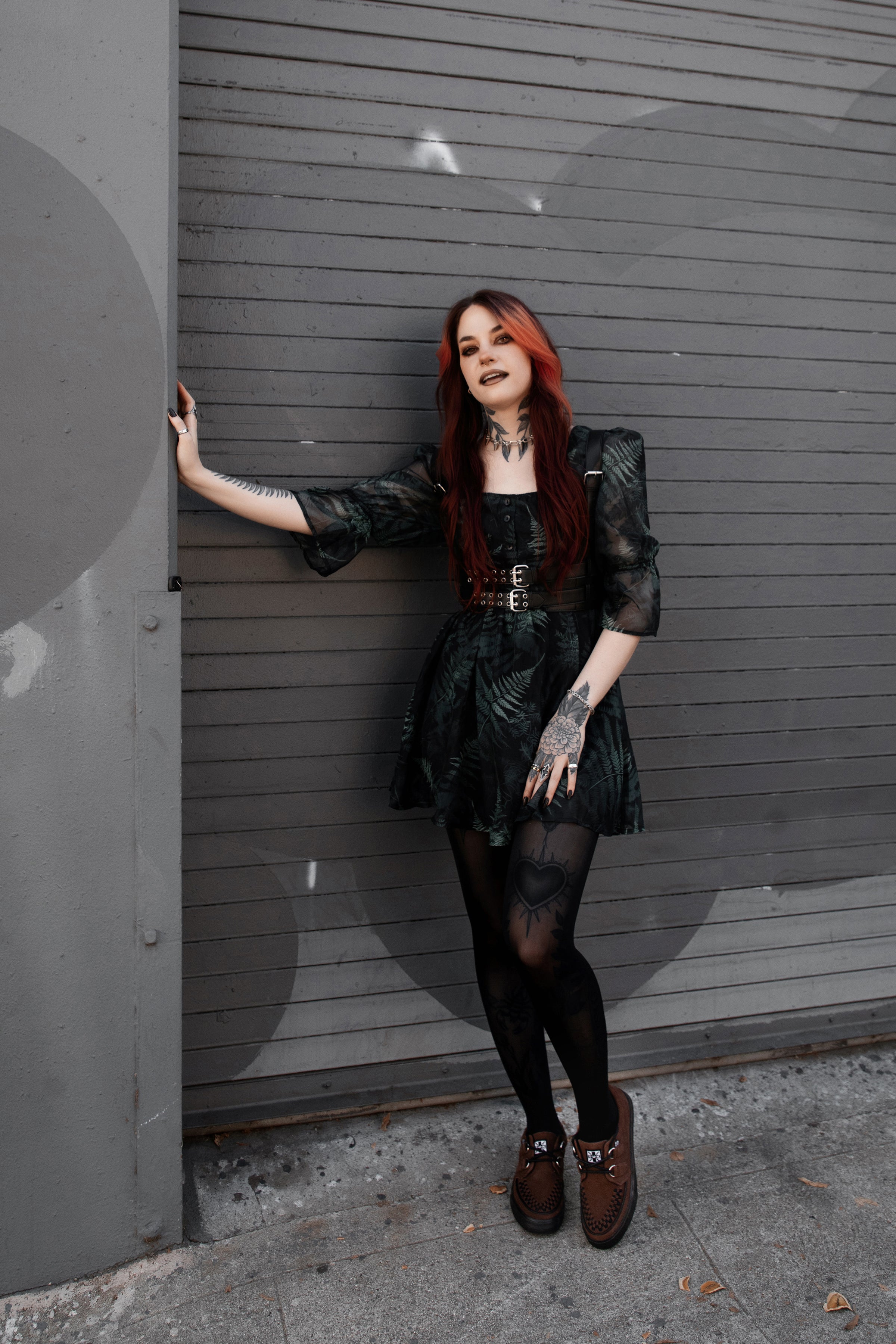 Brown Suede Creeper Sneaker