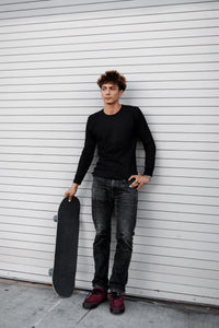 Burgundy Suede Creeper Sneaker