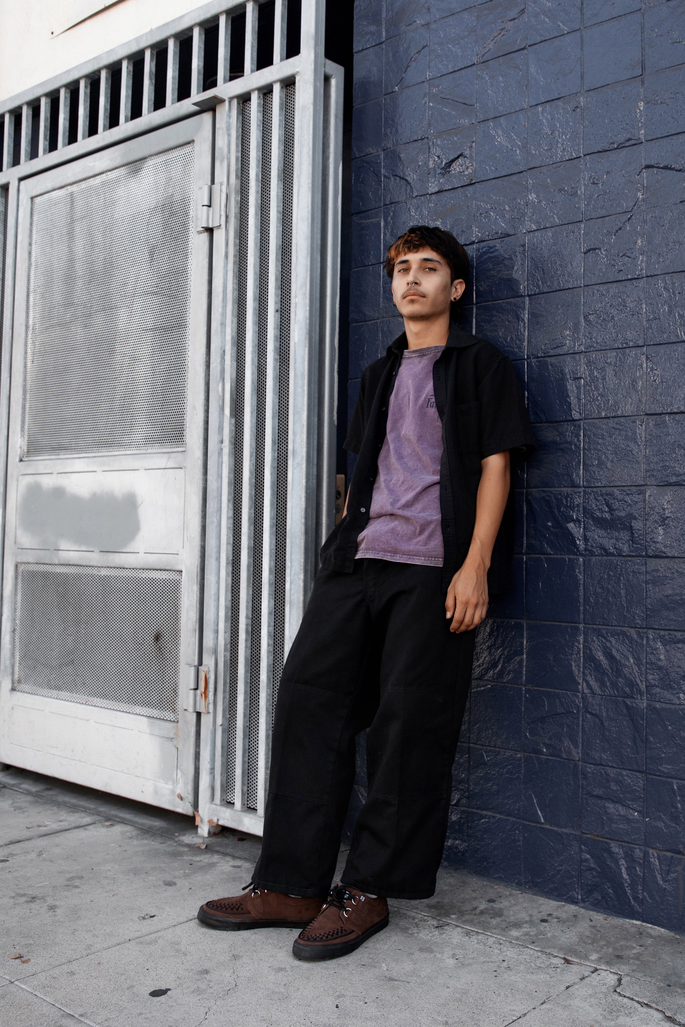 Brown Suede Creeper Sneaker