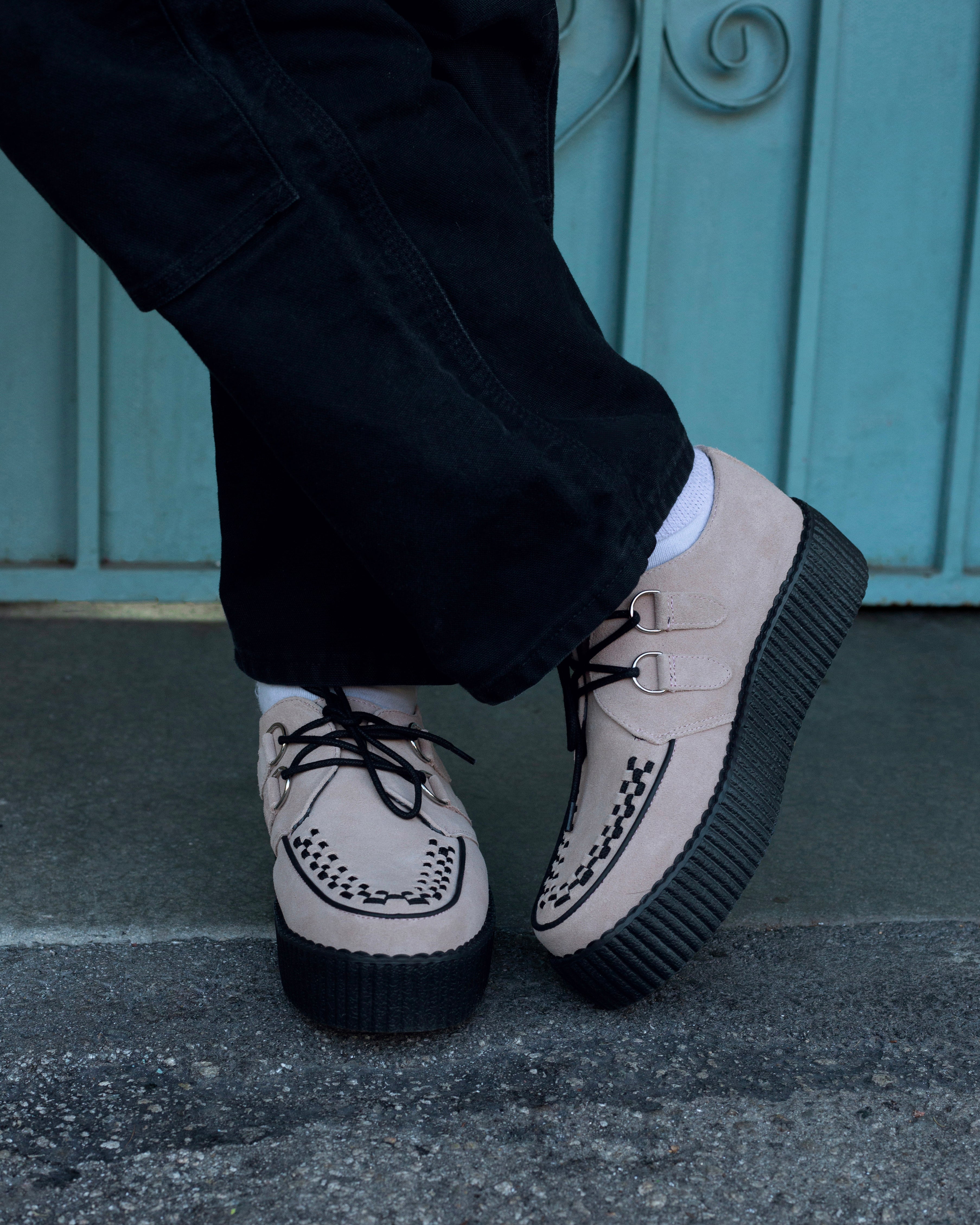 Misty Rose Suede Viva Mondo Creeper