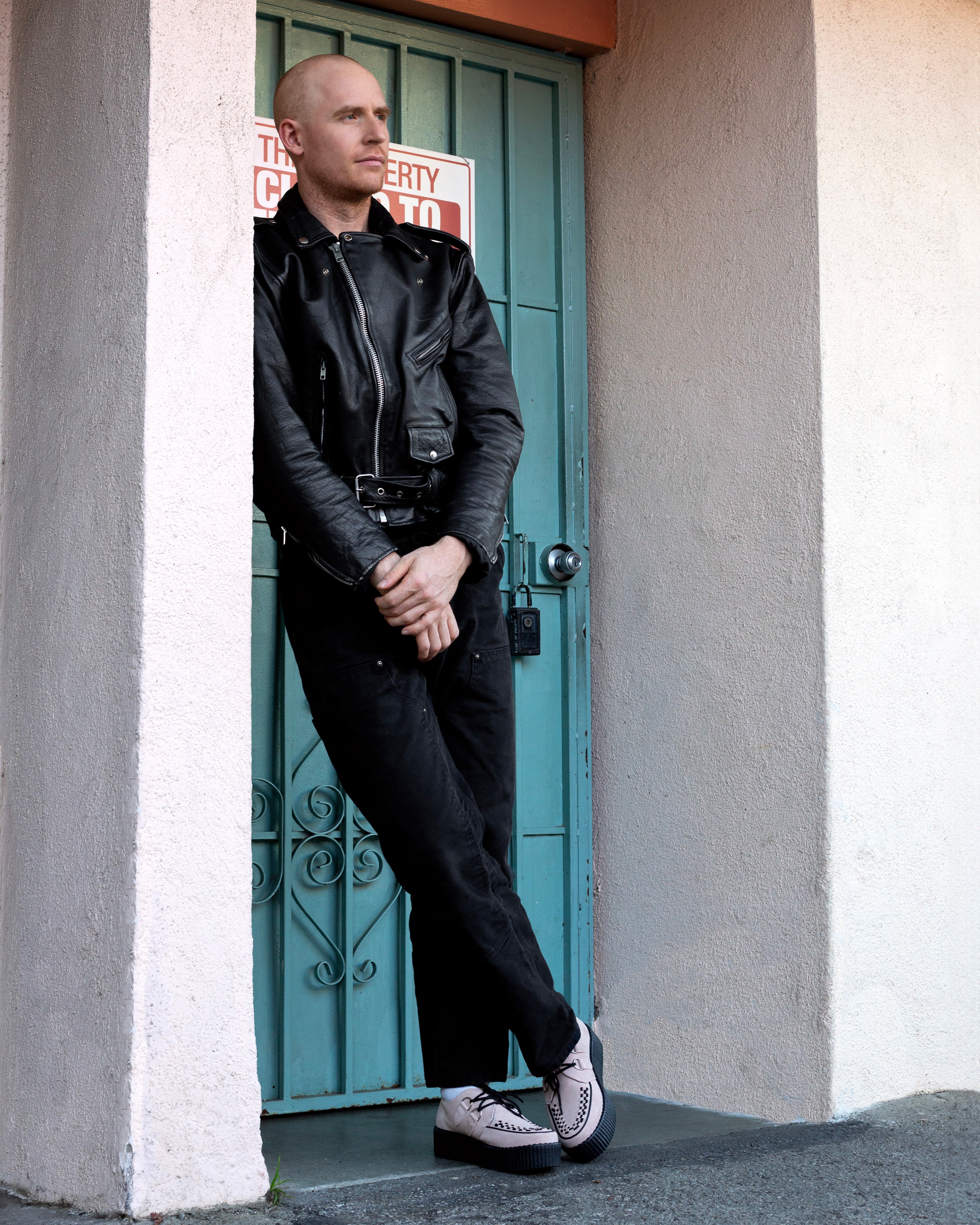 Misty Rose Suede Viva Mondo Creeper