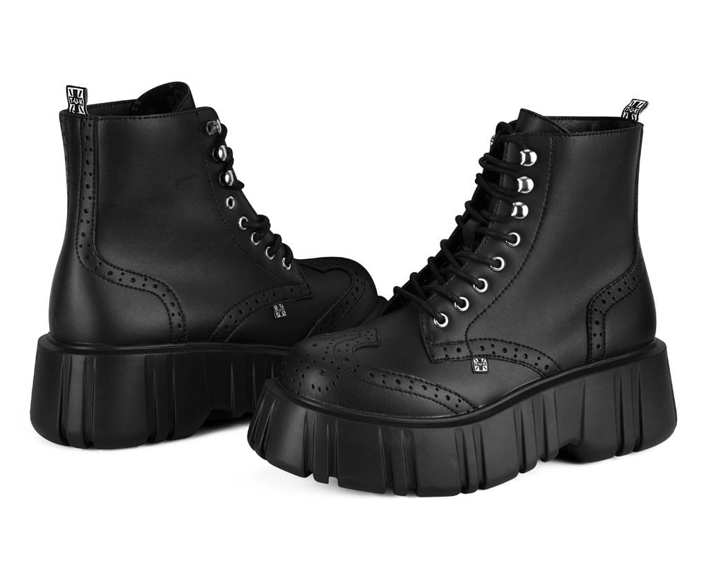 Black Brogue Airship Boot - T.U.K.T2383-03