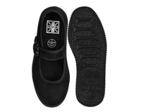 F3425L Black Buckle Viva Low Mary Jane
