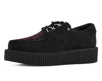 T2369 Black & Burgundy Leopard Anarchic Creeper