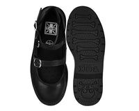 T2354 Black calf TUKskin 3 Strap Mary Jane
