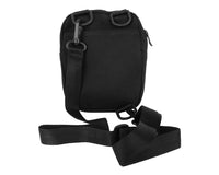 BG11 Black Canvas Crossbody Embroidered Bag BG11-OS