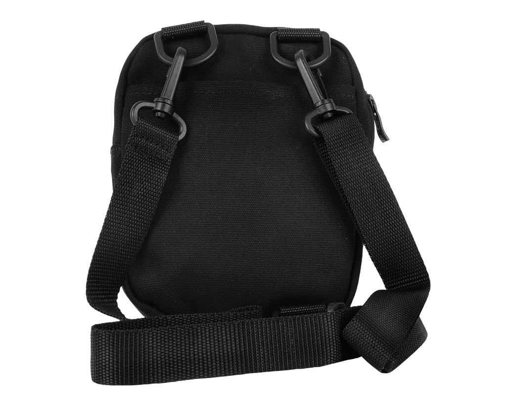BG11 Black Canvas Crossbody Embroidered Bag BG11-OS